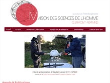 Tablet Screenshot of msh-clermont.fr